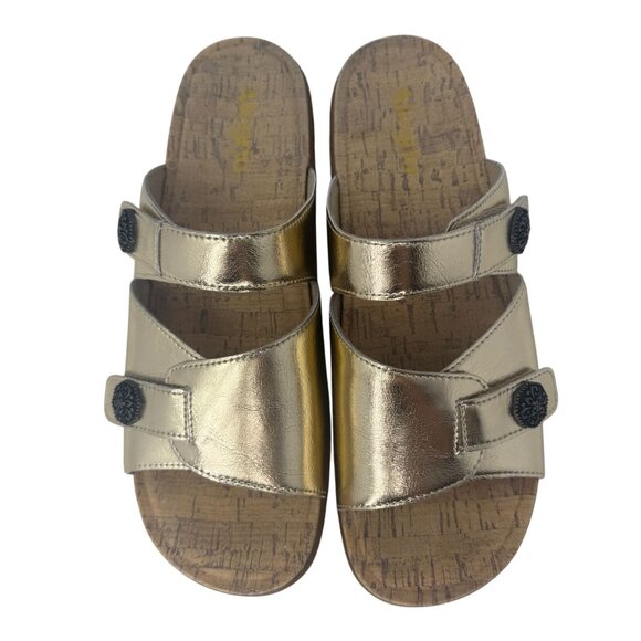 Alegria Style Krystal Style Sandals Womens 9.5 - 10 EU40 Gold Champagne - Picture 3 of 16